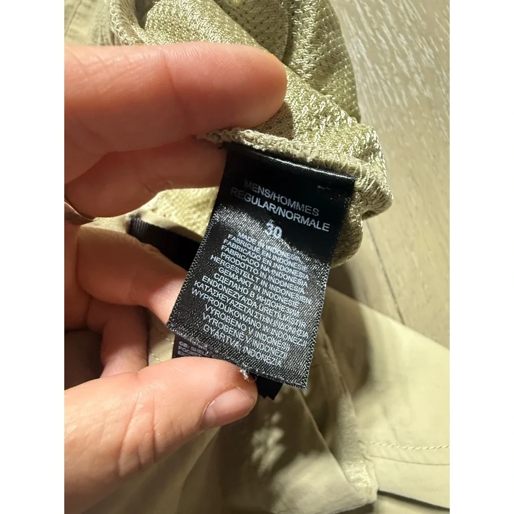 The North Face Convertible Pants Mens 30 Khaki Paramount Trail Zip Off Straight